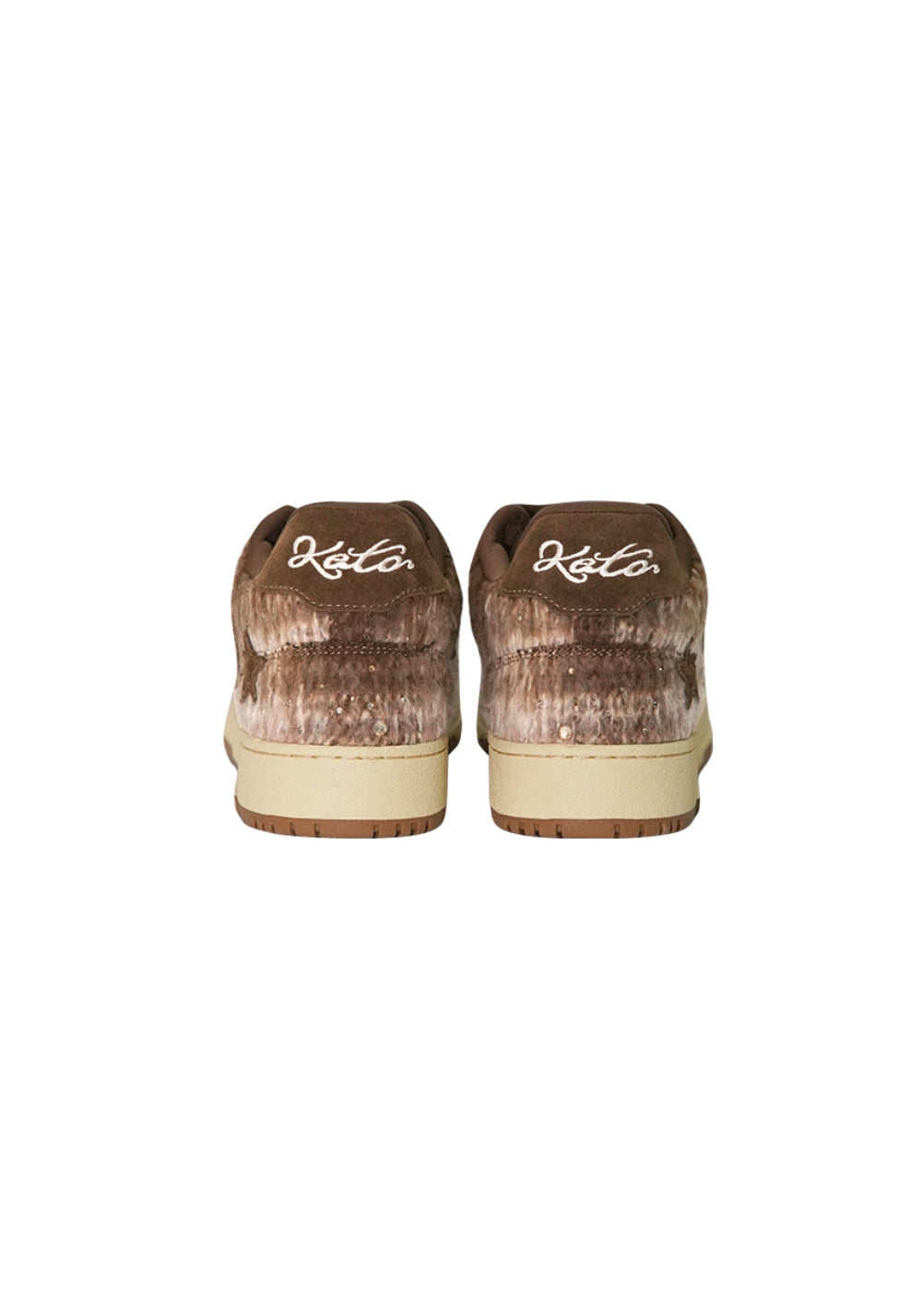 KAALIXTO丨Gradient Brown Fuzzy Star Sneaker - PSYLOS 1, KAALIXTO丨Gradient Brown Fuzzy Star Sneaker, Skate Shoes, KAALIXTO•JAPAN, PSYLOS 1